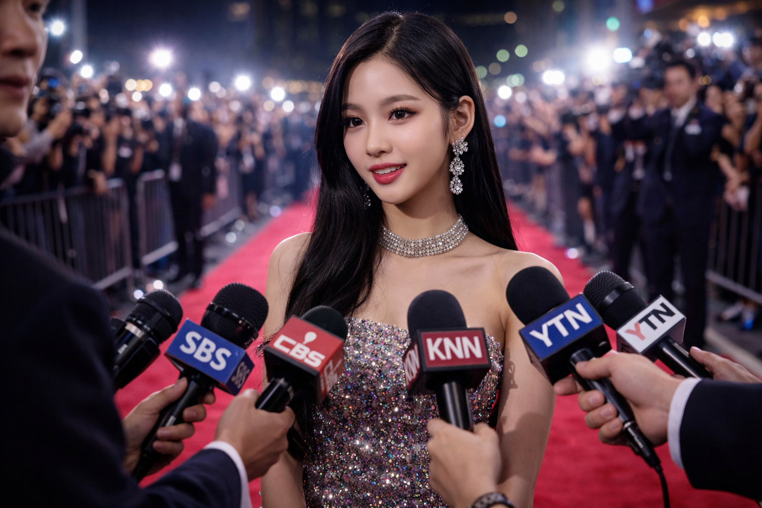 K-pop red carpet interview